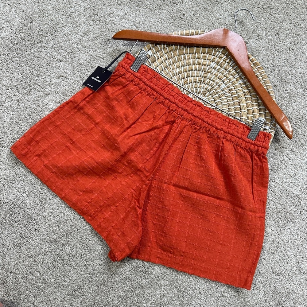 NWT The Normal Brand Women’s Freshwater Paperbag Shorts in Oasis Cayenne Size M - Picture 7 of 13